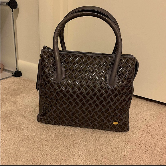 Bally Handbags - Bally Leather on Leather Purse / Handbag